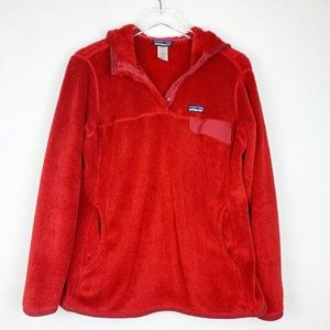 Patagonia | Re-Tool Snap-T Fleece Pullover Hoodie Red